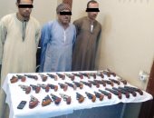 ضبط 38 فرد محلى الصنع فى حملة أمنية بـ"صدفا أسيوط"