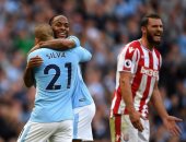 مانشستر سيتى يتقدم على ستوك 6 - 2 ورمضان صبحى يشارك