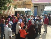 قافلة سكانية خدمية لعزبة خورشيد شرق الإسكندرية لتوفير احتياجات الأهالى
