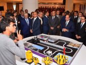 بالصور.. أحد المكرمين فى حفل رواد تكنولوجيا المستقبل: "كلام السيسى بيدينا أمل"