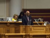 بالصور ..على عبد العال يلتقى رئيس مجلس الشورى السعودى بروسيا