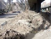 قارئ يشكو من انتشار تلال القمامة ومخلفات البناء وتكسير الطريق بالمريوطية