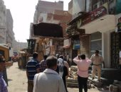 بالصور.. شرطة المرافق تزيل 629 حالة إشغال بمدينتى بنى سويف والواسطى