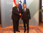 سامح شكرى يشهد توقيع ثلاث مذكرات تفاهم مع وزير خارجية سلوفينيا
