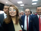 بالصور.. غادة والى تفتتح فرع بنك ناصر بالإسكندرية بعد تطويره