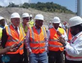 وزراء مياه مصر والسودان وإثيوبيا يزورون موقع سد النهضة