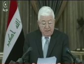 الرئيس العراقى: يجب تكثيف الجهود بين بغداد وكردستان للعودة إلى الحوار