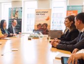  سحر نصر تبحث مع المديرة الإدارية للبنك الدولى التوقيع على الشريحة الثالثة 