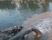 مياه الصرف تلوث بحر مويس بالشرقية