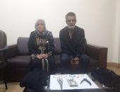 بالصور.. مباحث قسم أول سوهاج تكشف غموض إصابة ربة منزل وسرقتها