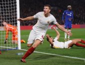 روما يتقدم على برشلونة 1-0 بأقدام دجيكو بعد 6 دقائق 