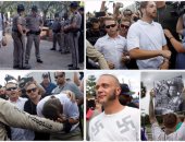 احتجاجات واسعة فى أمريكا بعد خطاب "متطرف أبيض"