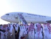 ننشر فيديو هبوط أول طائرة سعودية بمطار بغداد بعد توقف 27 عاما