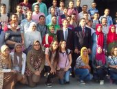 سكرتير عام بنى سويف يلتقى 47 طالبا يشاركون  في مؤتمر  " معا لمصر  "