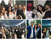 بالفيديو.. سمية الخشاب تغنى لأحمد سعد بحفل زفافهما "بالحلال يا معلم"