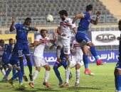 التعادل السلبى مستمر بين الزمالك وسموحة بعد مرور 30 دقيقة
