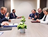 بالصور.. "ماى" تلتقى رئيس المجلس الأوروبى لمناقشة استمرار مباحثات "بريكست"