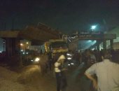 رئيس مدينة قليوب: التحفظ على سائق النقل المتسبب فى سقوط كوبرى ميت حلفا