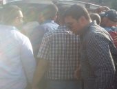 بالصور.. بدء تسليم جثامين شهداء الواحات لذويهم بمستشفى الشرطة بمدينة نصر