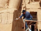 بالصور.. مدير آثار أبو سمبل: 1000 سائح يشاهدون ظاهرة تعامد الشمس