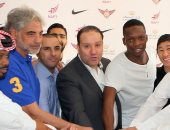 نبيل معلول فى ضيافة أحمد ناجى قبل مباراة الأهلي والنجم