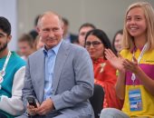 بالصور.. بوتين يحضر ختام مهرجان الشباب العالمى بروسيا