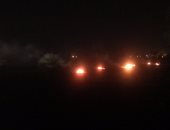 بالصور .. انتشار السحابة السوداء نتيجة لحرق مخلفات "الذرة الشامية" بأسيوط