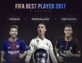 حصاد "مثلث الرعب" قبل انطلاق حفل توزيع جوائز الفيفا.. 4 بطولات تمهد فوز كريستيانو رونالدو بلقب "الأفضل".. هداف الليجا يحافظ على حظوظ ميسي.. وسيطرة "الدون" و"البرغوث" تهدد حلم نيمار