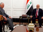 بالصور.. وصول وزير الخارجية الأمريكى تيلرسون إلى بغداد 