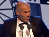 زيدان: جائزة أفضل مدرب فى عالم مجنونة.. وأشكر ريال مدريد على تدريب النجوم