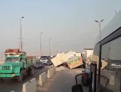 إصابة 18 عاملا فى حادث انقلاب سيارة بطريق الصعيد الشرقى فى المنيا