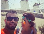 شاهد احتفال يارا نعوم مع متعب بـ"سداسية" الأهلى على النجم الساحلى