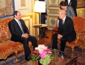 بالصور.. "لودريان"  للسيسي: مصر أهم الشركاء الاستراتيجيين لفرنسا فى الشرق الأوسط