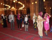 700 من سيدات الأعمال من مختلف أنحاء العالم فى مسجد محمد على بالقلعة