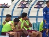 بالفيديو.. الصدمة تنتاب لاعبى المقاصة عقب الهدف الثالث لطنطا