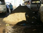 شكوى من تراكم مخلفات الصرف الصحى وسط موقف سيارات بالإسكندرية