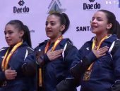 طالبات القليوبية يحصلن على بطولة العالم للكاراتيه تحت 18 سنة فى إسبانيا