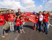 بالصور.. حلم الأميرة الأفريقية يداعب جماهير الاهلى أمام الوداد فى برج العرب