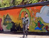 بالصور.. جرافيتى عن السلام بالفلبين بعد تحرير مدينة "ماراوى" من قبضة داعش