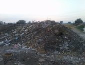 امسك مخالفة.. القمامة تحاصر الطريق الدائرى لمدينة بسيون فى الغربية