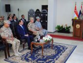 بالفيديو والصور.. الرئيس السيسي يشهد تفتيش حرب بالفرقة 19 بالسويس