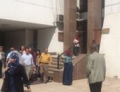 بالصور .. إخلاء وهمي لمبني ديوان محافظة أسيوط لمواجهة الطوارئ والكوارث