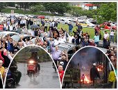 العالم هذا المساء بالصور.. استشهاد 7فلسطينيين فى تفجير إسرائيل لنفق بغزة.. فيضانات وأمطار غزيرة بالهند..احتفالات وأعمال عنف بكينيا بعد إعادة انتخاب "كينياتا" رئيسا للبلاد..وانطلاق الدورة الـ39 لليونسكو فى باريس