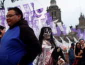 بالصور.. استمرار فعاليات احتفالات الهالوين فى المكسيك
