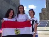 بالفيديو.. روسيات لرابطة مشجعات المنتخب الوطنى: "مصر أم الدنيا"