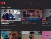 جوجل تكشف عن تطبيق YouTube TV للتلفزيونات الذكية وأجهزة إكس بوكس 