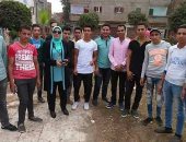 بالصور  حملة نظافة وتجميل بالحامول بمشاركة طلاب المدارس وشباب الجامعات