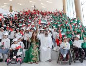 الإمارات تحتفل بيوم الوحدة والتلاحم.."العلم الاتحادى" يرفرف فى سماء المعمورة.. "بن زايد" يشارك فى الاحتفالات برفقة طلاب دبى.. ولى عهد أبو ظبى: سيظل شامخا عاليا نستمد منه قيم التضحية.. وديانا حداد: عيشى بلادى