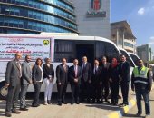 بالفيديو.. محافظ شمال سيناء يتسلم 4 أتوبيسات من البنك الاهلى