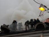 بالصور.. حريق بأحد متاحف الفنون الجميلة بموسكو والدفاع المدنى يحاول السيطرة